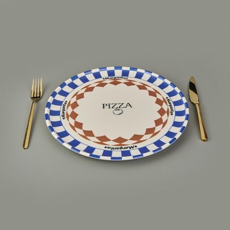 Evidea Kitchen Gourmet Margarita Tabağı - Renkli - 30 cm