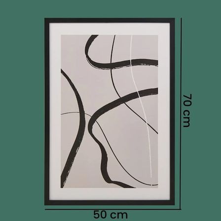 Evidea Deco Elegant Curves Tablo - 50x70 cm