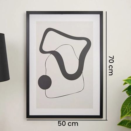 Evidea Deco Elegant Curves Tablo - 50x70 cm
