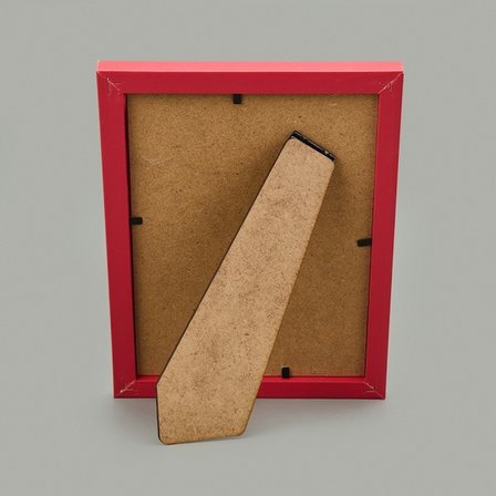Evidea Deco Ahşap Çerçeve - Kırmızı - 13x18 cm