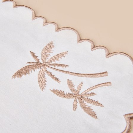 Evidea Soft Palm Amerikan Servis - Beyaz - 30x50 cm