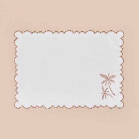 Evidea Soft Palm Amerikan Servis - Beyaz - 30x50 cm