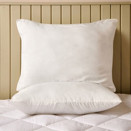 Evidea Soft 2'li Microfiber Yastık - Beyaz - 50x70 cm