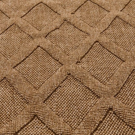 Evidea Soft Ruut Rutenna Halı - Bej - 80x150 cm