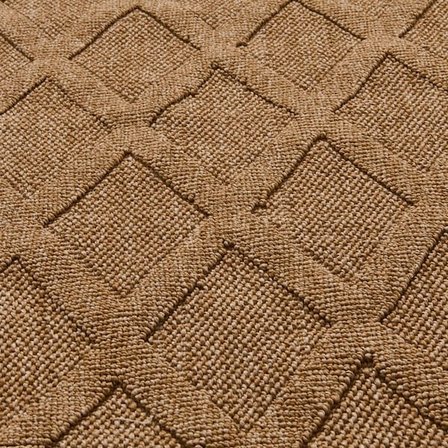 Evidea Soft Ruut Rutenna Halı - Bej - 120x180 cm