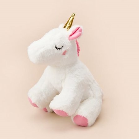 Evidea Soft Unicorn Figürlü Yastık - Beyaz - 25x32 cm