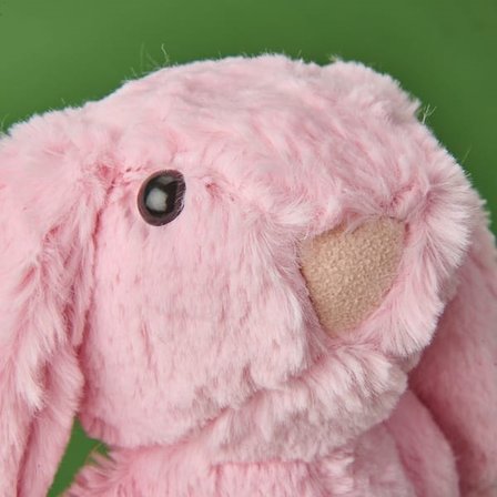 Evidea Soft Rabbit Figürlü Yastık - Pembe - 16x35 cm