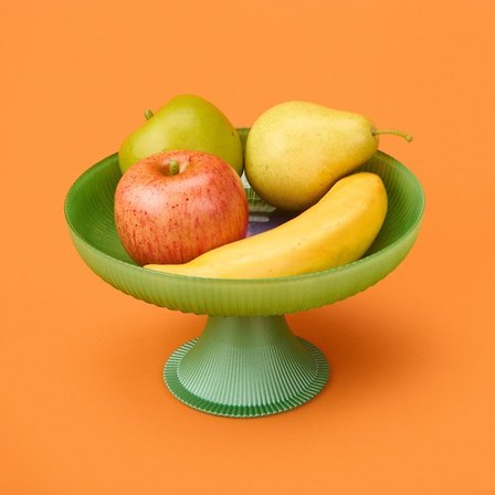 Evidea Kitchen Resital Tas Ayaklı Kase - Yeşil - 21 cm