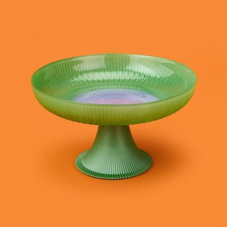 Evidea Kitchen Resital Tas Ayaklı Kase - Yeşil - 21 cm