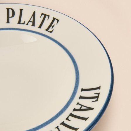 Evidea Kitchen Italian Flavors Makarna Tabağı - Beyaz - 27 cm