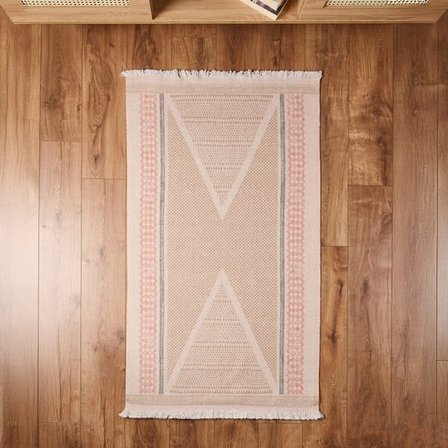 Evidea Soft Trikon Kilim - Bej - 80x150 cm