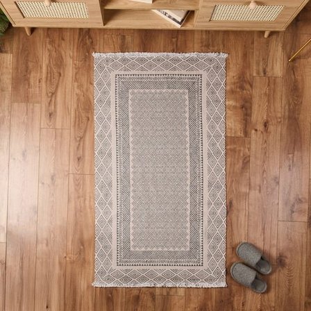 Evidea Soft Nipu Kilim - Gri - 80x150 cm