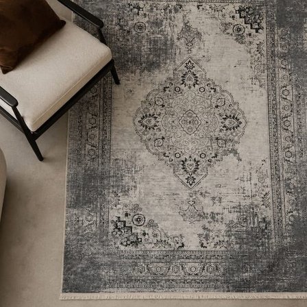 Evidea Soft Allon Halı - Gri - 160x230 cm