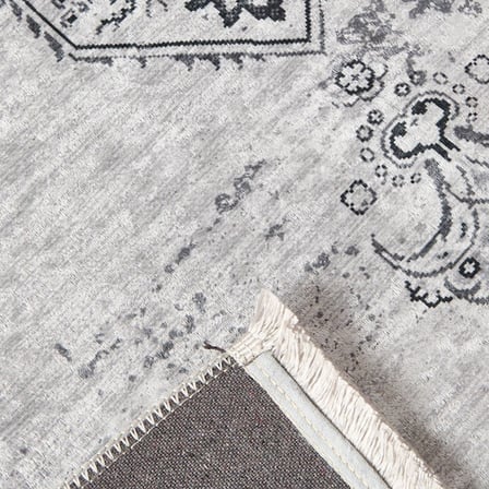 Evidea Soft Allon Halı - Gri - 160x230 cm