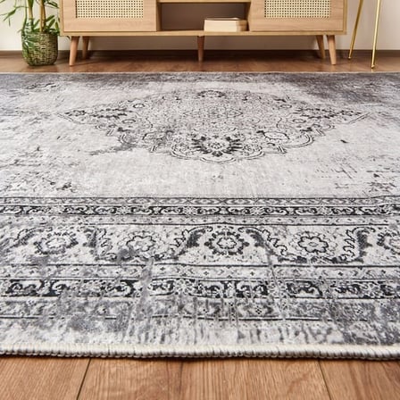 Evidea Soft Allon Halı - Gri - 160x230 cm