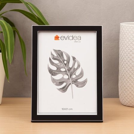 Evidea Deco Arno Çerçeve - Siyah - 15x21 cm