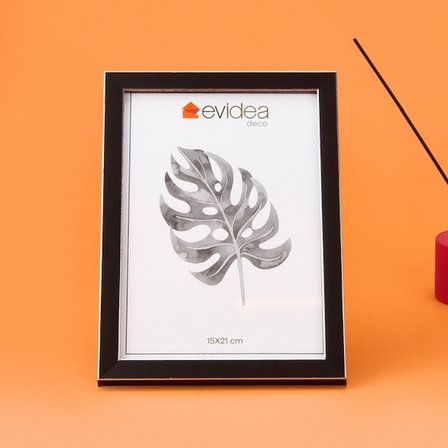 Evidea Deco Arno Çerçeve - Siyah - 15x21 cm
