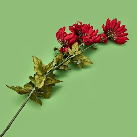 Evidea Deco Krizantem Dal Çiçek -  Fuşya - 84 cm