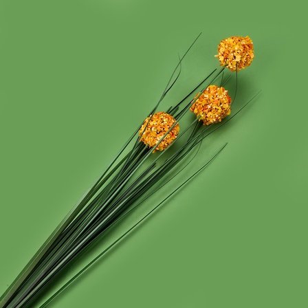 Evidea Deco Allium Dal Çiçek - Turuncu - 87 cm