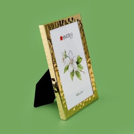 Evidea Deco Palermo Metal Fotoğraf Çerçevesi - Gold - 10x15 cm
