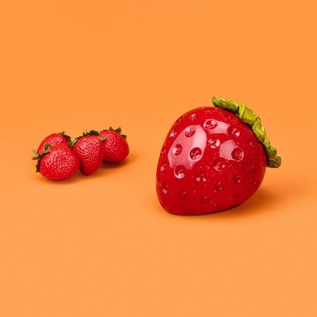 Evidea Deco Strawberry Dekor - Kırmızı - 10 cm