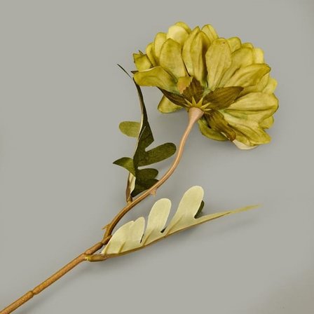 Evidea Deco Yıldız Dal Çiçek - Yeşil - 38 cm