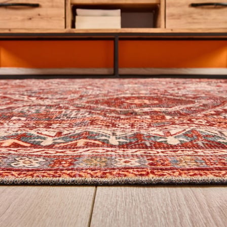 Evidea Soft Lalbahar Afgan Desenli Halı - Bej - 160x230 cm