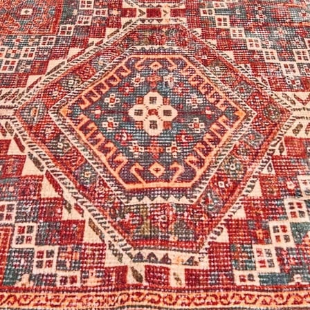 Evidea Soft Lalbahar Afgan Desenli Halı - Bej - 160x230 cm