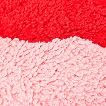 Evidea Soft Yinyang Kalp Figürlü Yastık - Pembe / Kırmızı - 33x27 cm