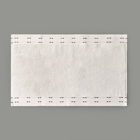 Evidea Soft Tiny El Havlusu - Ekru / Siyah - 30x50 cm