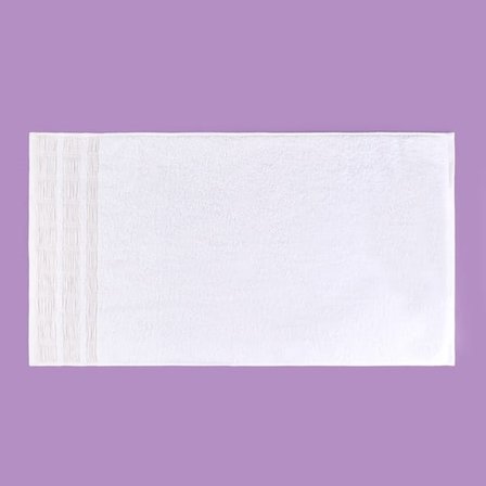 Evidea Soft Golden Star Shiny Yüz Havlusu - Ekru - 50x90 cm