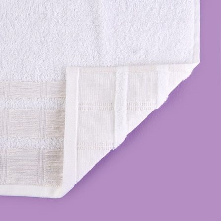 Evidea Soft Golden Star Shiny Yüz Havlusu - Ekru - 50x90 cm