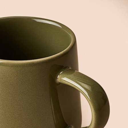 Evidea Kitchen Seramik Kupa - Yeşil - 195 ml