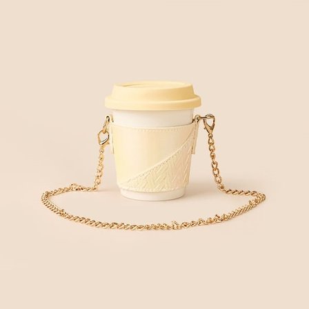 Evidea Kitchen Zincir Askılı Seramik Mug - Beyaz - 300 ml