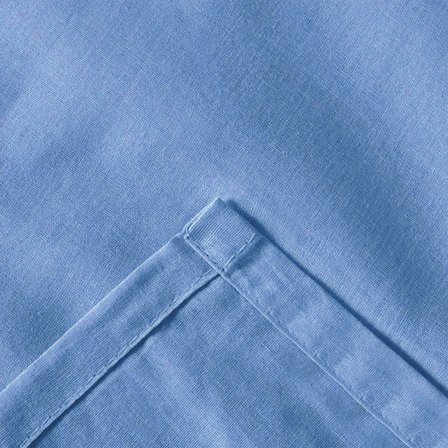 Evidea Soft Basic Çift Kişilik Düz Kenar Çarşaf - Mavi - 240x260 cm