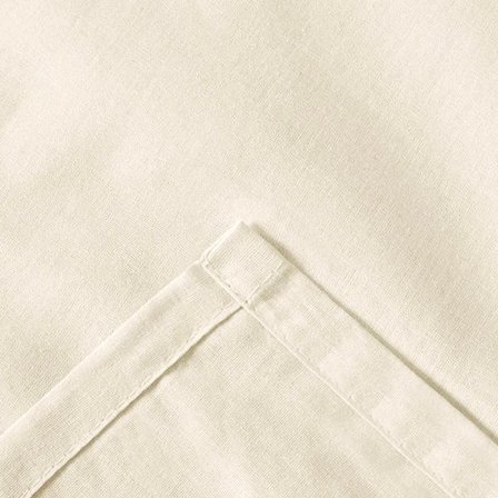 Evidea Soft Basic Çift Kişilik Düz Kenar Çarşaf - Ekru - 240x260 cm