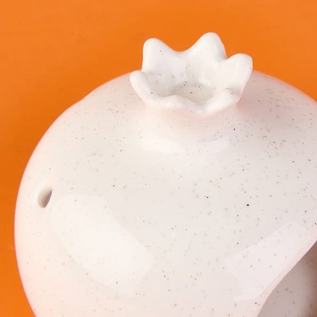 Evidea Deco Melograno Buhurdanlık - Beyaz - 10 cm