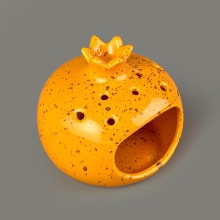 Evidea Deco Melograno Buhurdanlık - Turuncu - 10 cm