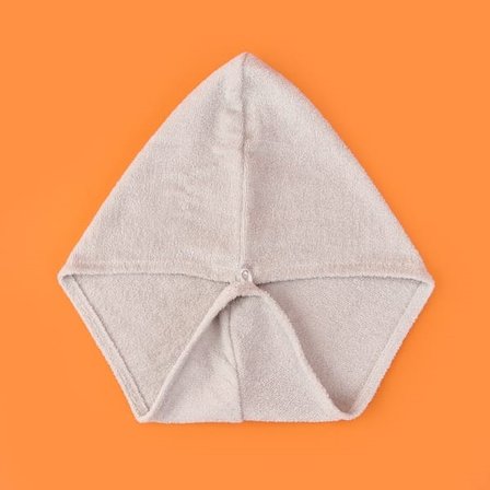 Evidea Soft Pamuk Saç Havlusu - Gri - 55x25 cm