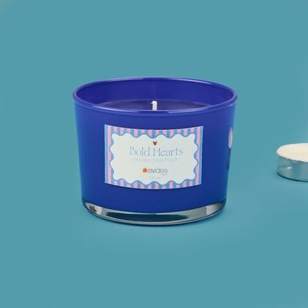 Evidea Deco Bold Hearts Mum - Mavi - 150 gr