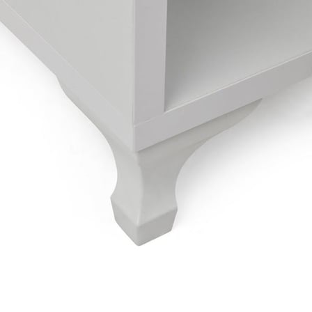 Eco Room Tek Kapaklı 5 Raflı Boy Dolap - Beyaz - 170x35,5x35 cm