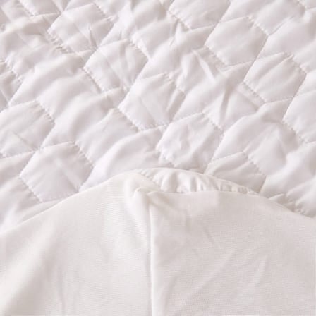 Evidea Soft Kapitoneli Sıvı Geçirmez Fitted Tek Kişilik Alez - Beyaz - 100x200 cm