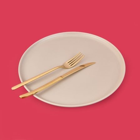 Evidea Kitchen Nordic Servis Tabağı - Gri - 28 cm