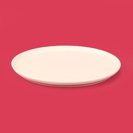 Evidea Kitchen Nordic Servis Tabağı - Krem - 28 cm