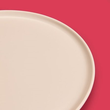 Evidea Kitchen Nordic Servis Tabağı - Krem - 28 cm