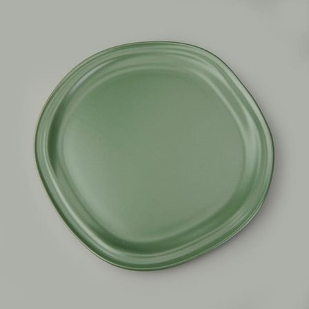 Evidea Kitchen Bloom Servis Tabağı - Yeşil - 29 cm 