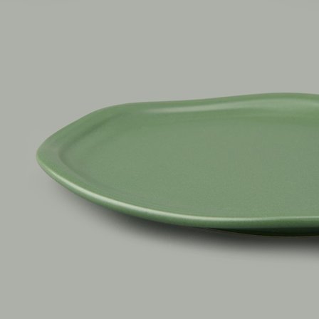 Evidea Kitchen Bloom Pasta Tabağı - Yeşil - 24 cm 