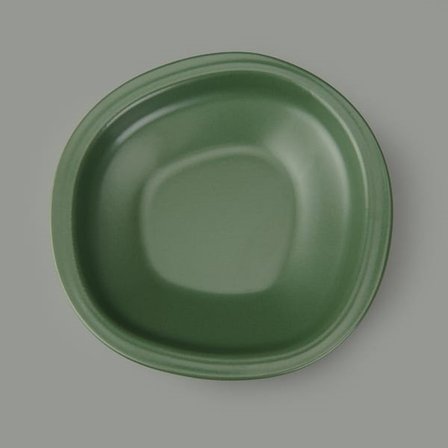 Evidea Kitchen Bloom Çukur Yemek Tabağı - Yeşil - 23 cm 