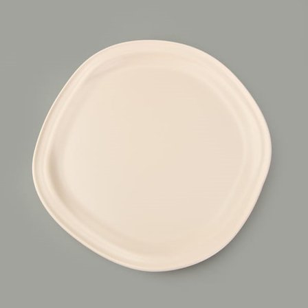 Evidea Kitchen Bloom Servis Tabağı - Krem - 29 cm 
