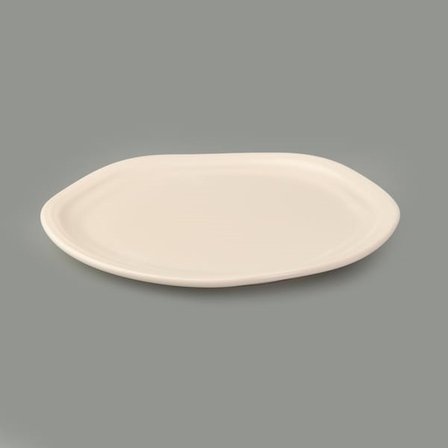 Evidea Kitchen Bloom Pasta Tabağı - Krem - 24 cm 